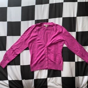 Pink cardigan